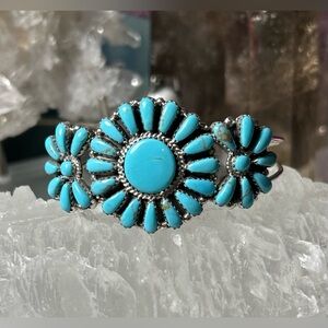 NWT Navajo Handmade Davin Benally Turquoise Bracelet
